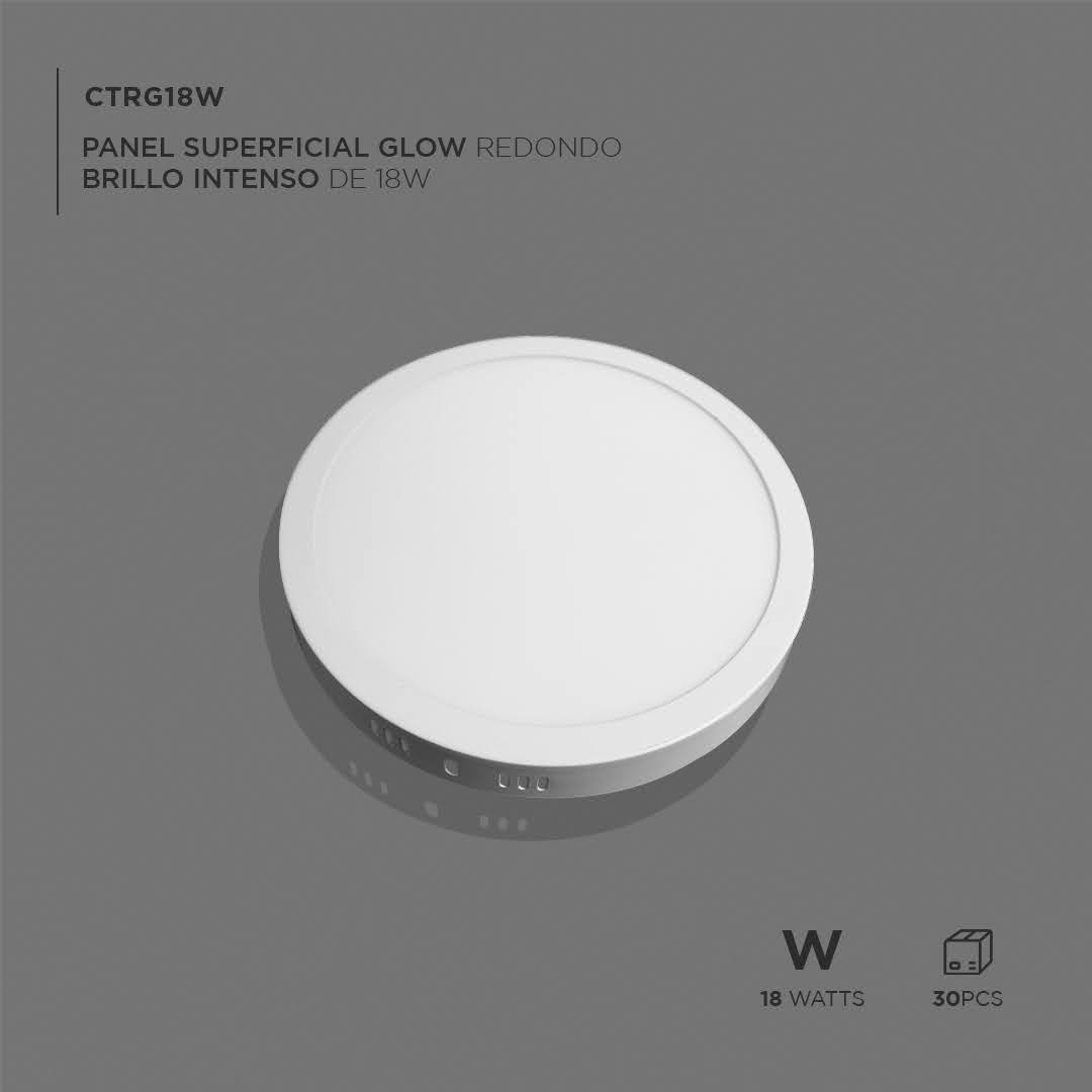 Panel-superficial-glow-18w