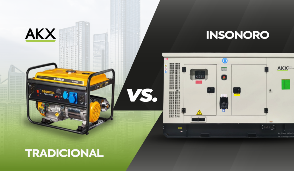 insonoro vs tradicional-akx-generator