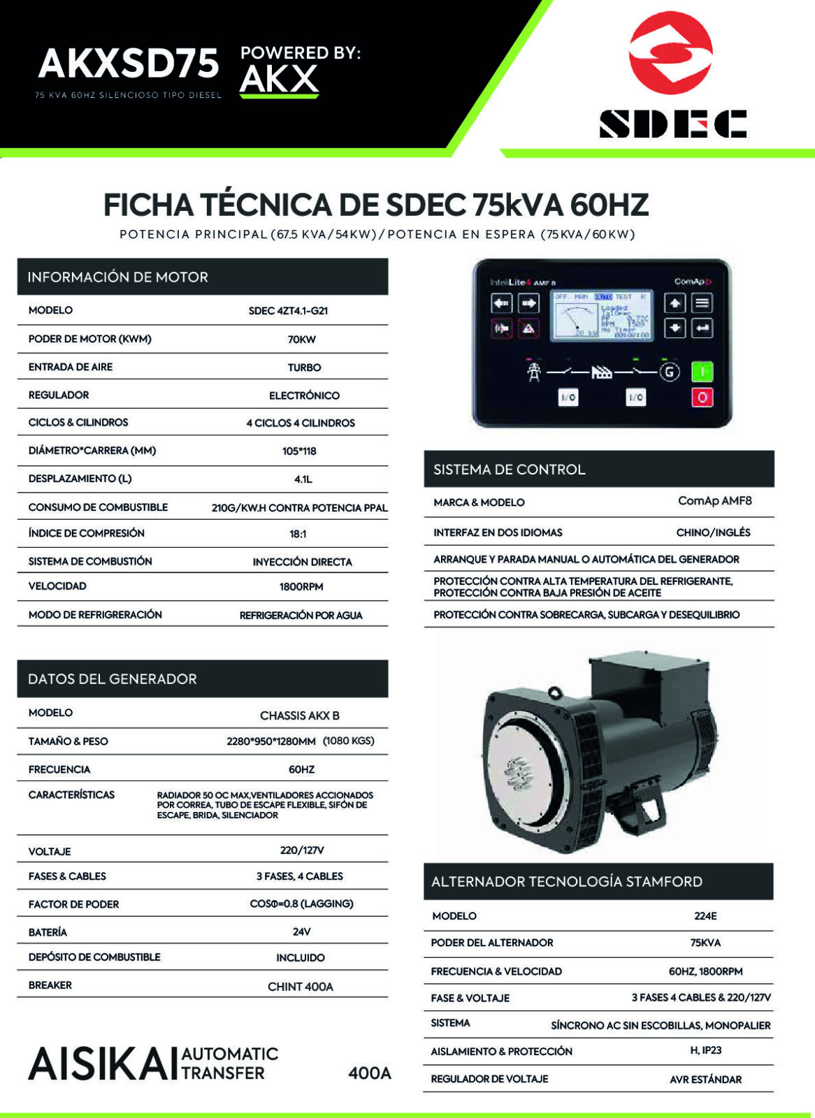 Ficha tecnnica-75 KVA SDEC-Energía Central